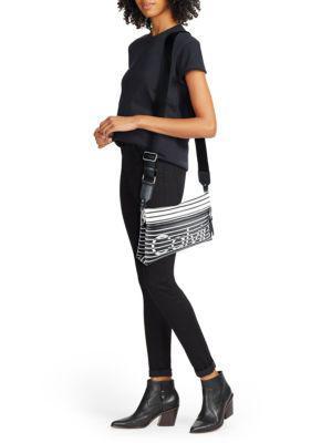 商品Calvin Klein|​Lola Faux Leather Striped Crossbody Bag,价格¥336,第4张图片详细描述