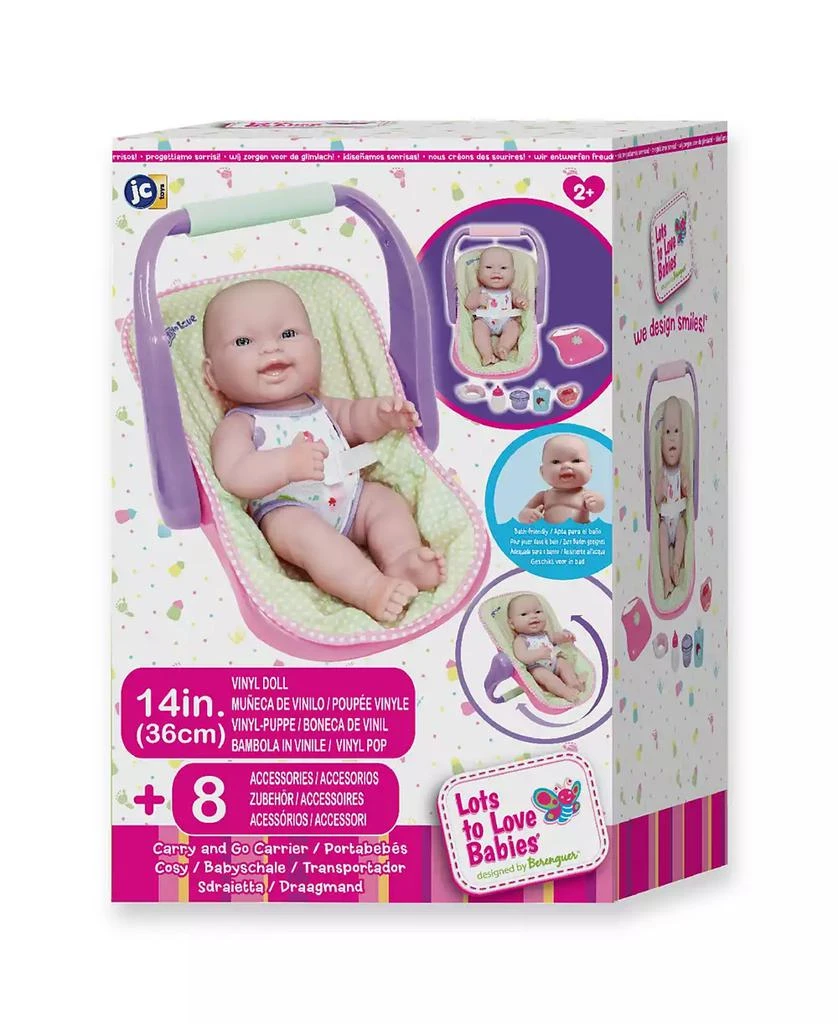 商品JC TOYS|Lots to Love Babies 14" Baby Doll Carrier Gift Set, 5 Pieces,价格¥264,第2张图片详细描述