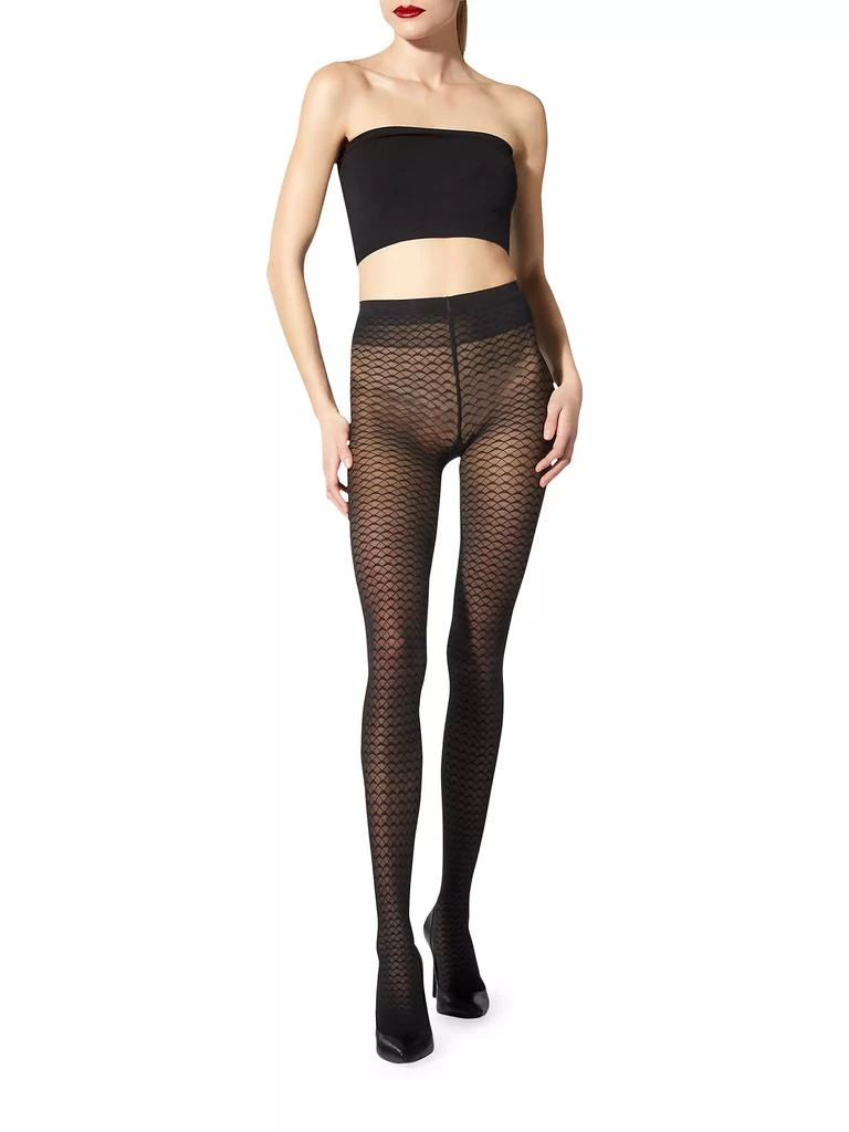 商品Wolford|Net Look Patterned Tights,价格¥450,第2张图片详细描述