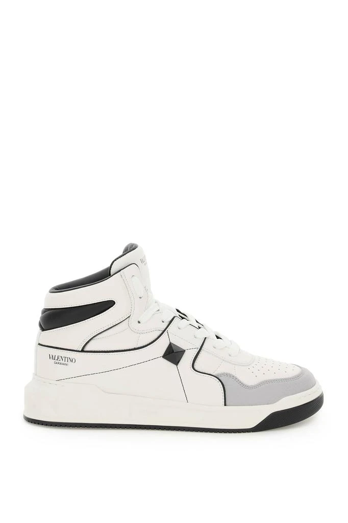 商品Valentino|Valentino garavani one stud hi-top sneakers,价格¥4202,第1张图片