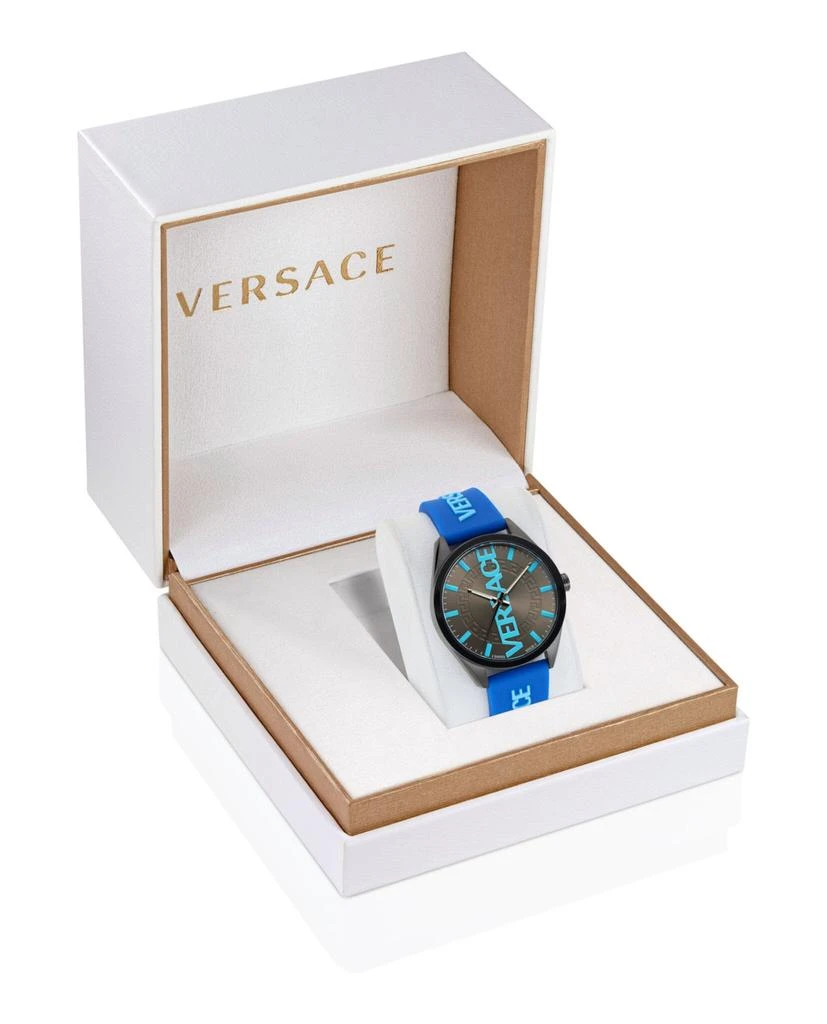 商品Versace|V-Vertical Silicone Watch,价格¥4742,第4张图片详细描述
