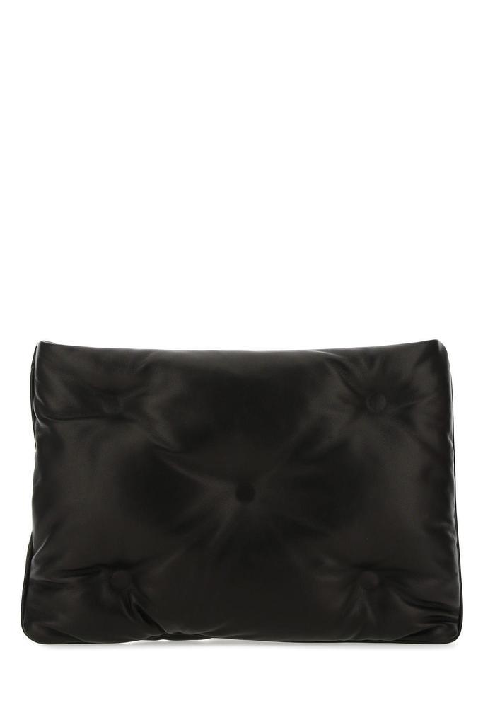 商品MAISON MARGIELA|Maison Margiela Black Nappa Leather Clutch,价格¥7874,第5张图片详细描述