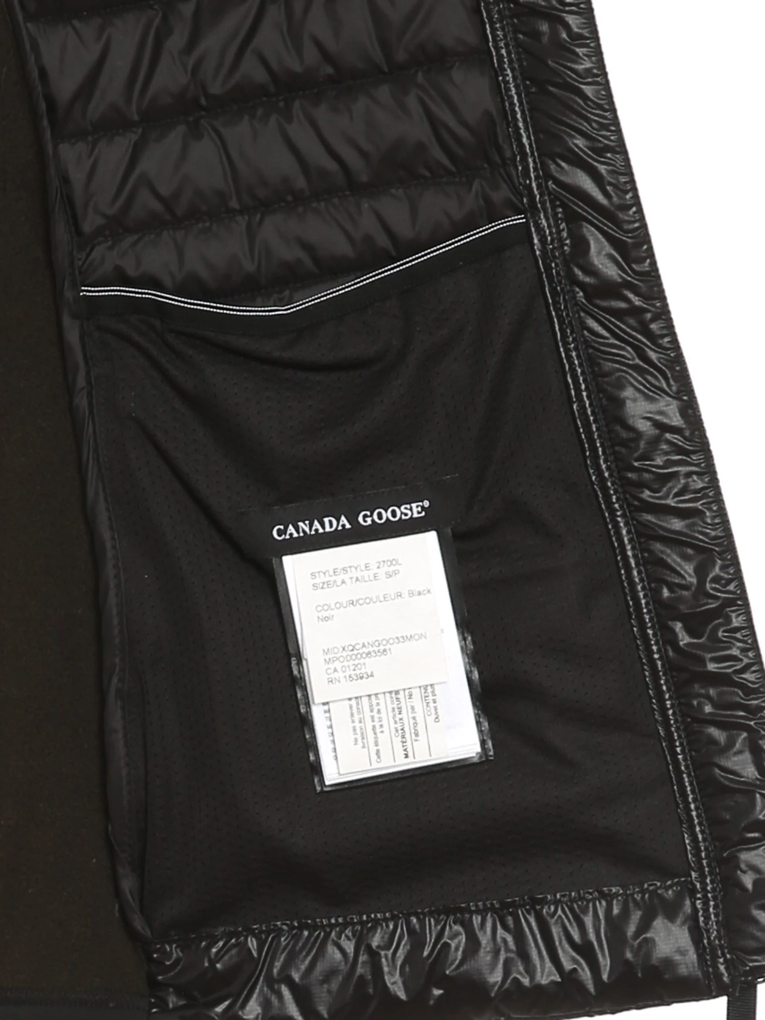 商品【商品预售7天】 Canada Goose|Canada Goose 女士马甲 2700L61 黑色,价格¥3924,第4张图片详细描述