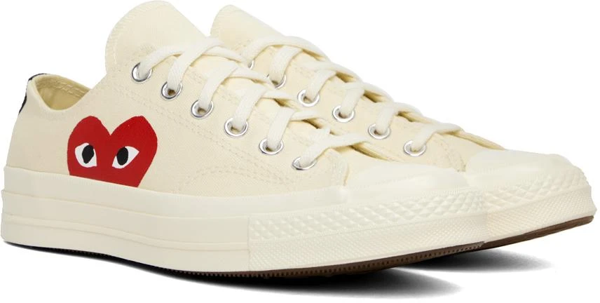 商品Comme des Garcons|Off-White Converse Edition Chuck 70 Low Top Sneakers,价格¥1191,第4张图片详细描述