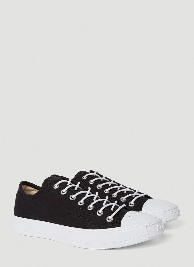 商品Acne Studios|Canvas Low Top Sneakers in Black,价格¥1029,第2张图片详细描述