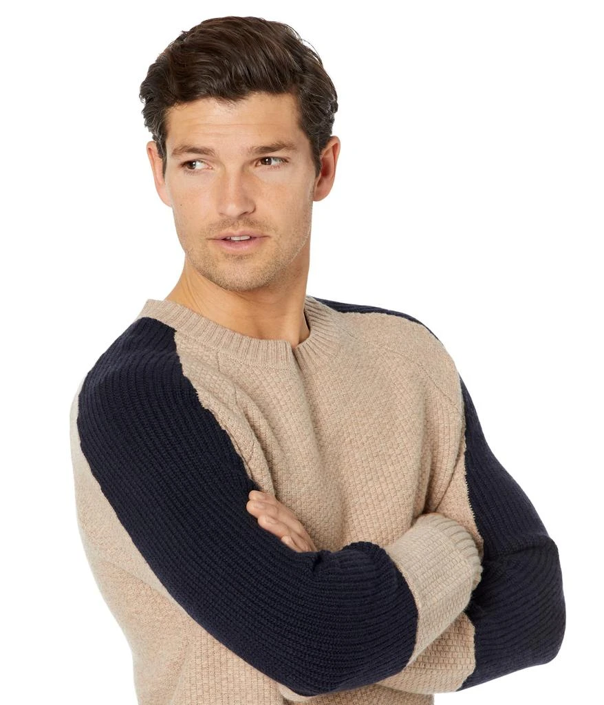 商品Calvin Klein|Long Sleeve Relaxed Recycled Cashmere Blend Stitch 7GG Sweater,价格¥644,第3张图片详细描述