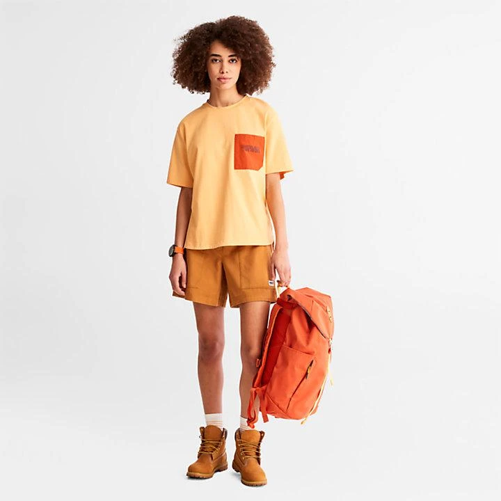 商品Timberland|TimberCHILL™ Pocket T-Shirt for Women in Orange,价格¥186,第3张图片详细描述