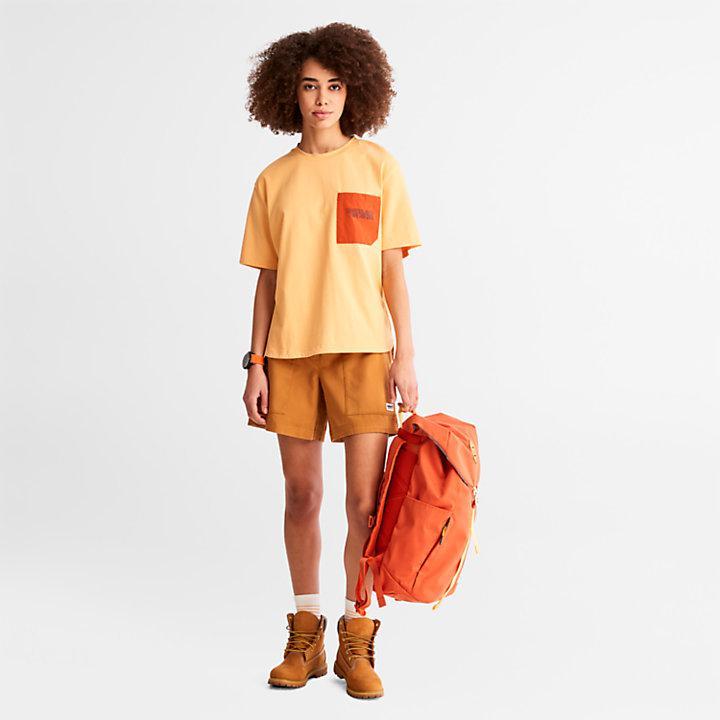 商品Timberland|TimberCHILL™ Pocket T-Shirt for Women in Orange,价格¥185,第5张图片详细描述