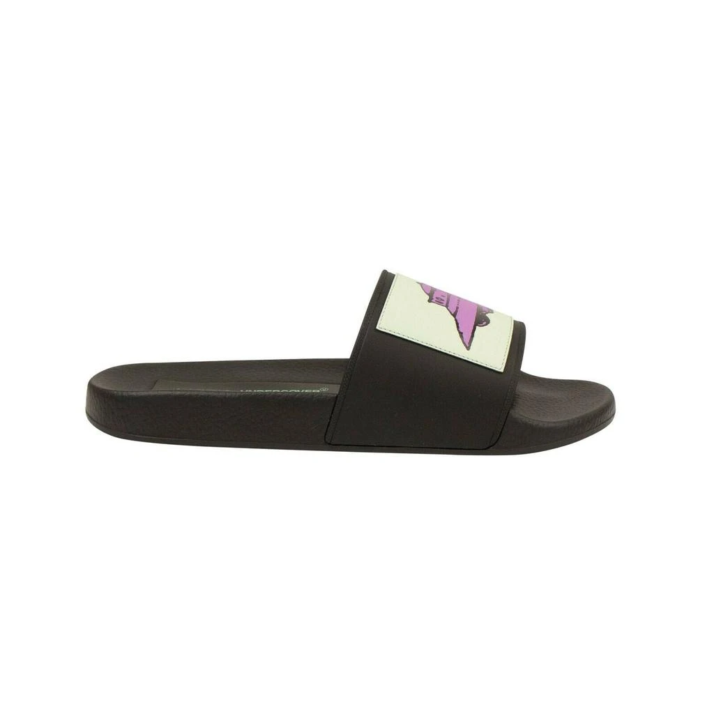 商品Valentino|Black UFO Slides Slippers,价格¥555,第3张图片详细描述