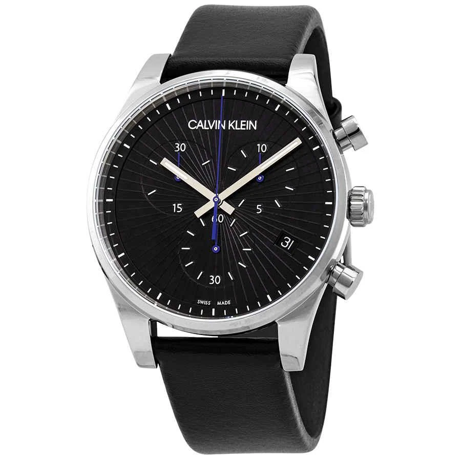 商品Calvin Klein|Calvin Klein Steadfast Mens Chronograph Quartz Watch K8S271C1,价格¥393,第1张图片
