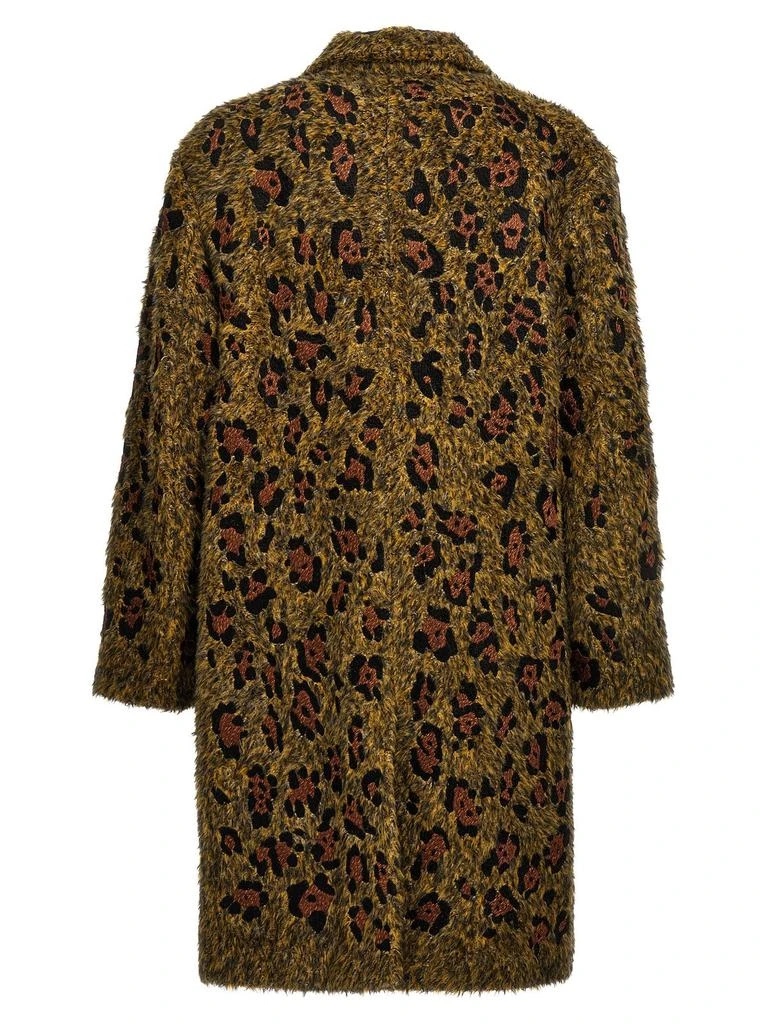 商品Dries Van Noten|Dries Van Noten Animalier Single Breasted Coat,价格¥20208,第2张图片详细描述