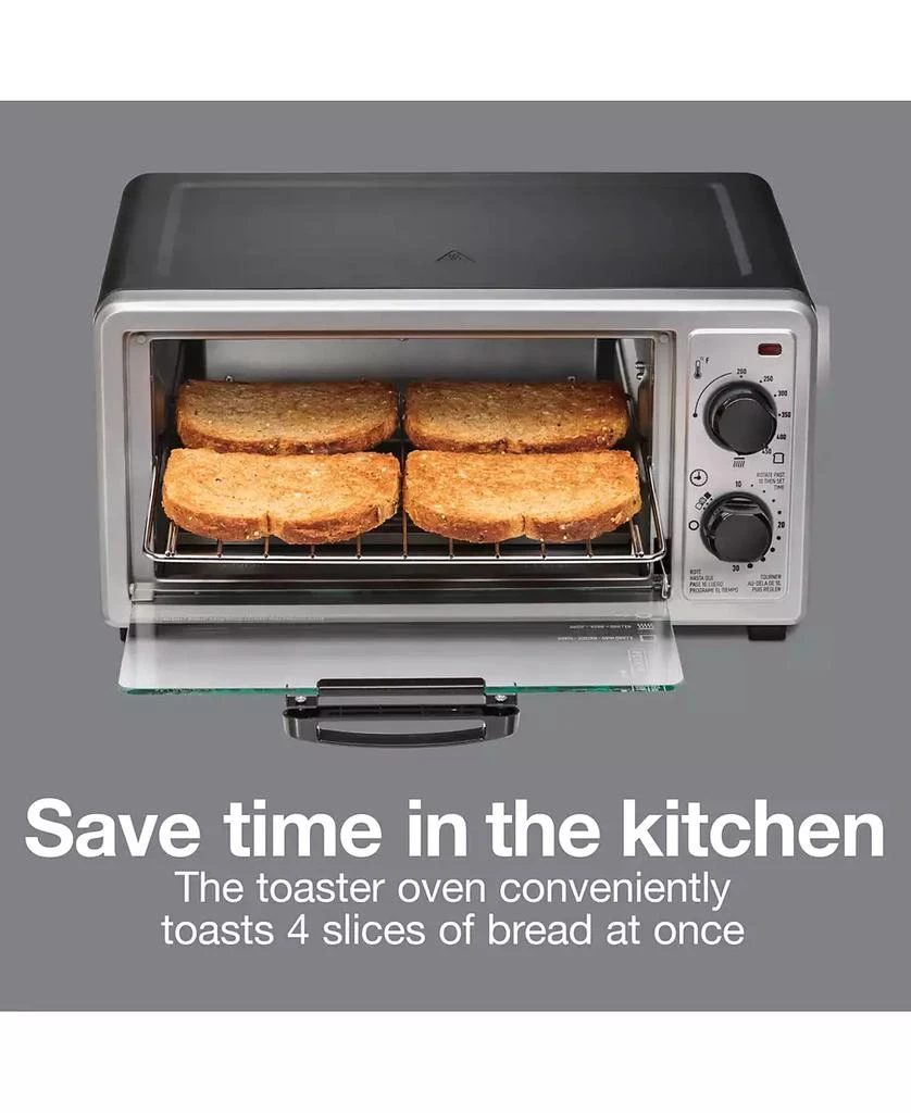 商品Proctor Silex|4 Slice Toaster Oven Broiler - 31260,价格¥366,第2张图片详细描述
