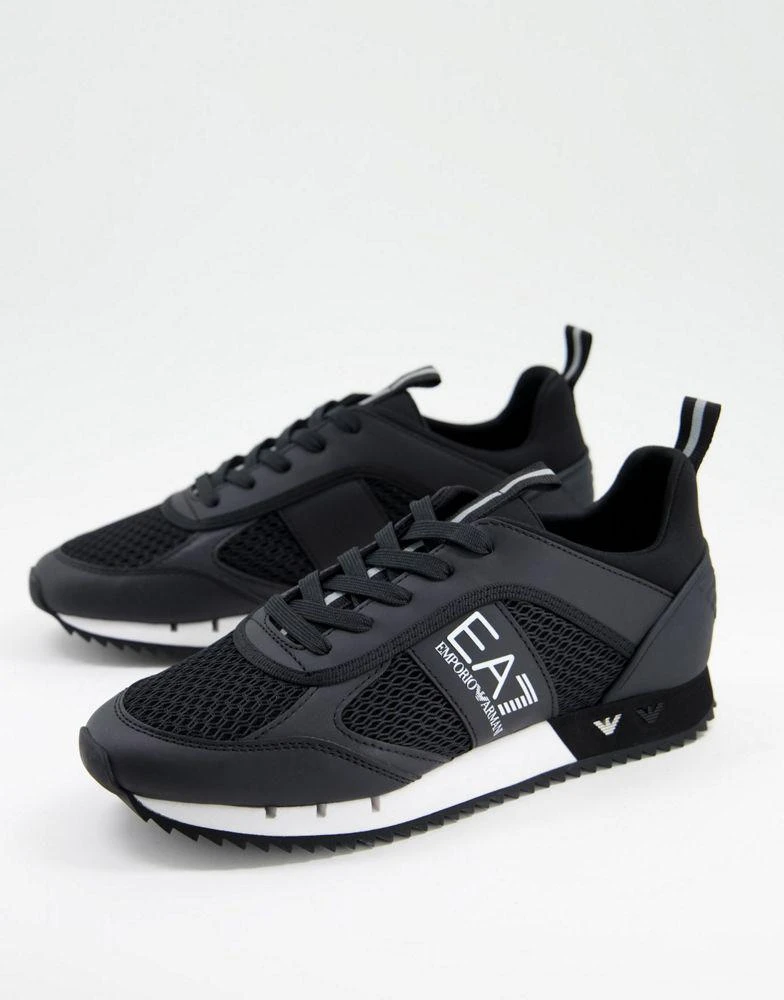 商品EA7|Armani EA7 side logo trainers in black,价格¥1613,第1张图片