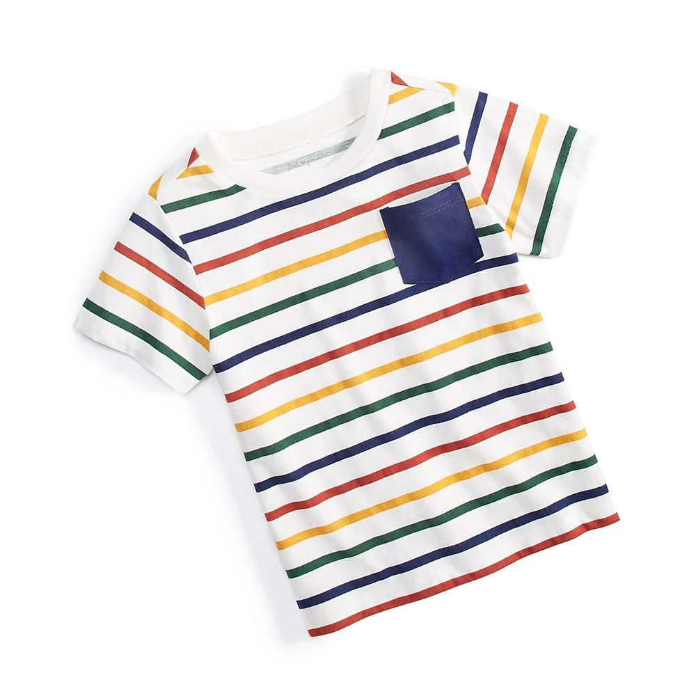 商品First Impressions|Baby Boys Forest Stripe T Shirt, Created for Macy's,价格¥38,第1张图片