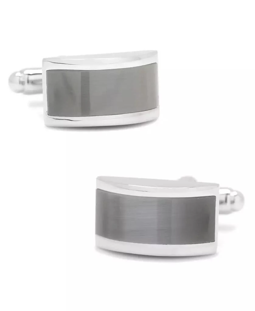 商品Cufflinks Inc.|Grey Cat's Eye Bridged Cufflinks,价格¥463,第1张图片