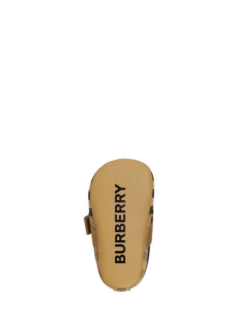 商品Burberry|Check Print Cotton Pre-walker Shoes,价格¥1343,第6张图片详细描述
