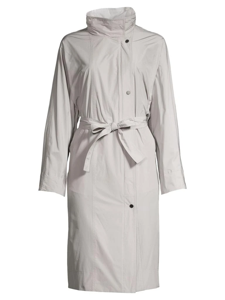 商品Brunello Cucinelli|Funnelneck Belted Raincoat,价格¥7884,第4张图片详细描述