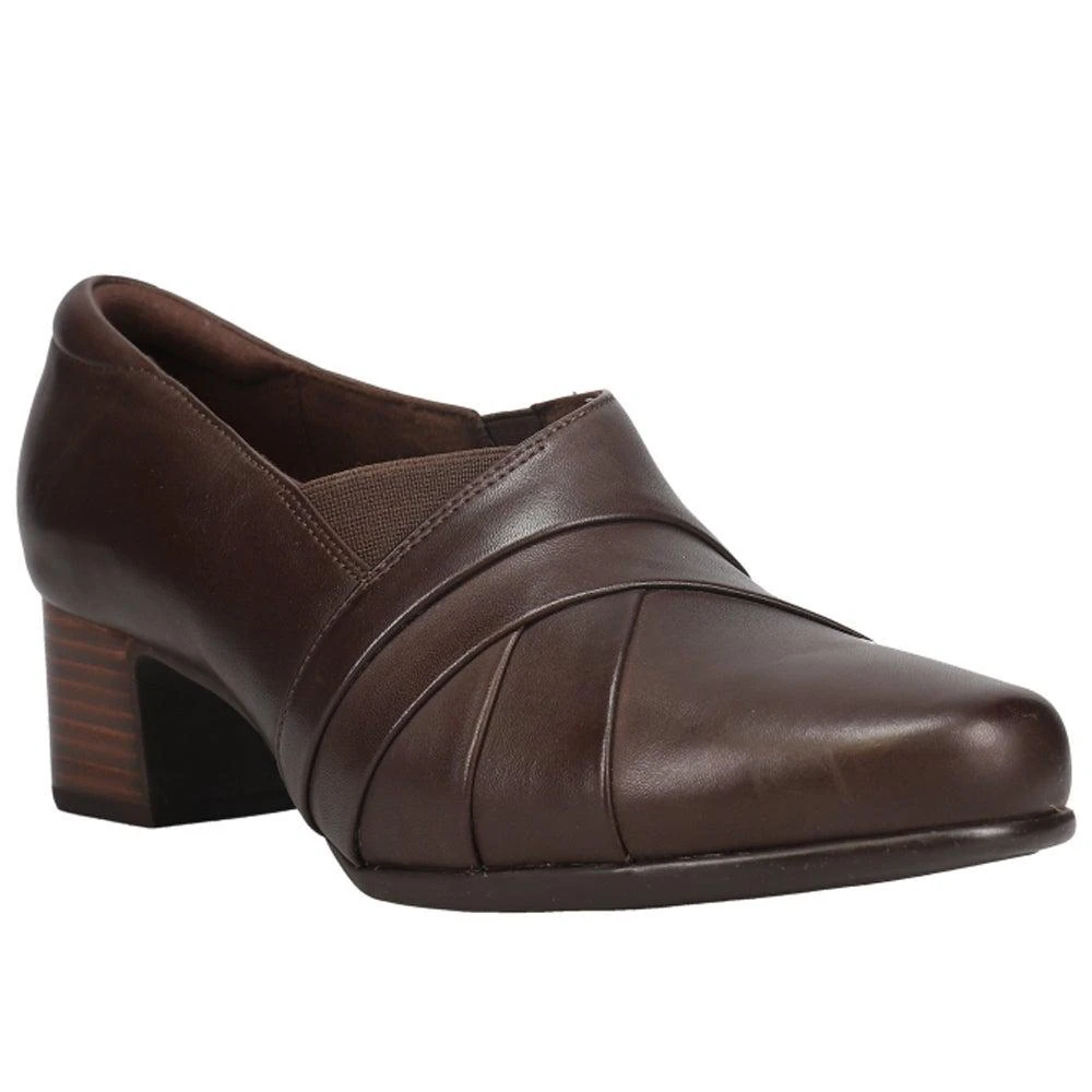 商品Clarks|Un Damson Adele Block Heel Pumps,价格¥449,第2张图片详细描述