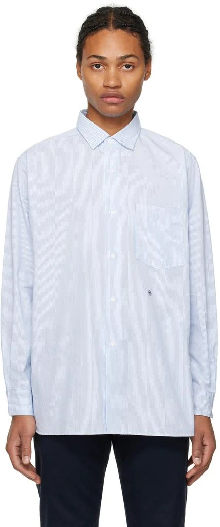 商品Nanamica|White & Blue Wind Shirt,价格¥1015,第1张图片