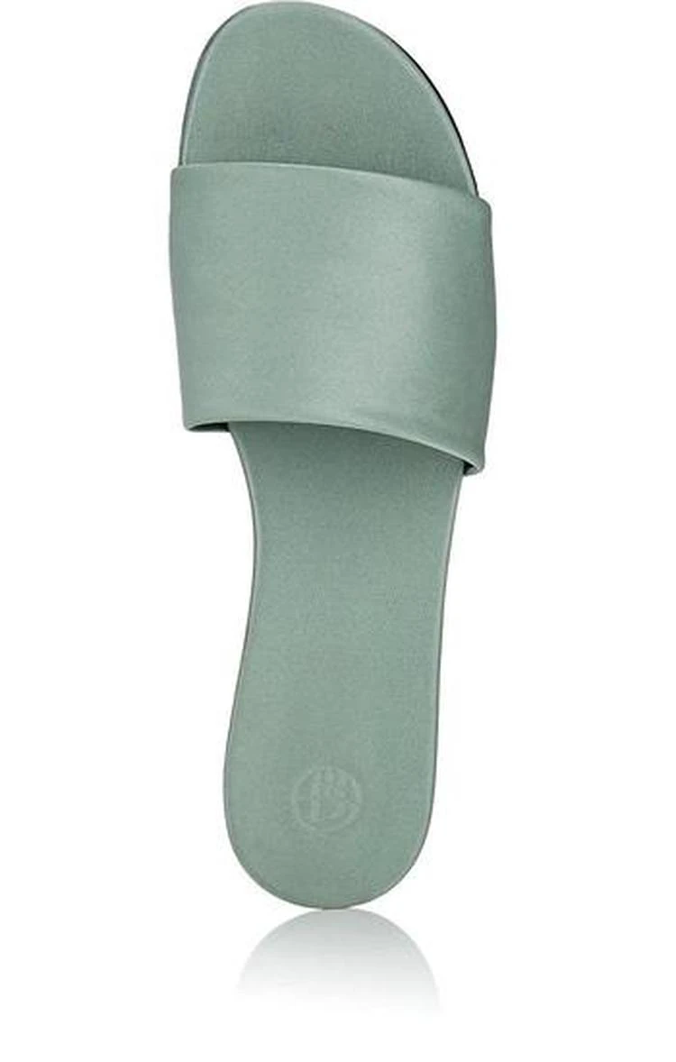 商品The Row|Ellen Satin Slide Sandals,价格¥4505,第4张图片详细描述