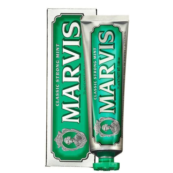 商品Marvis|Marvis Classic Strong Mint Toothpaste 75ml,价格¥86,第2张图片详细描述