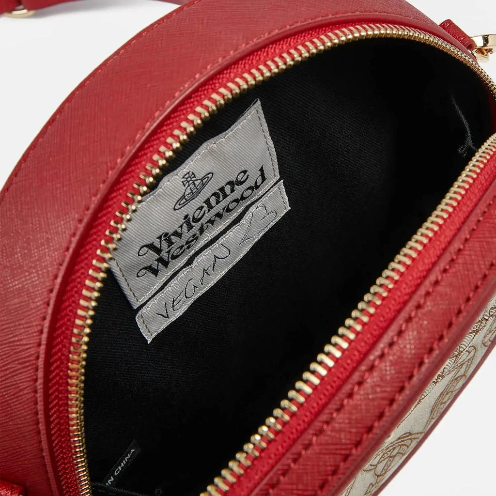 商品Vivienne Westwood|Vivienne Westwood Ruby Vegan Leather and Logo-Jacquard Bag,价格¥1801,第4张图片详细描述