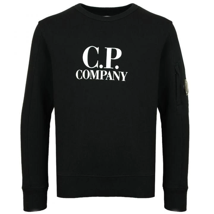 商品CP Company|Black Logo Lens Sweatshirt,价格¥572,第1张图片