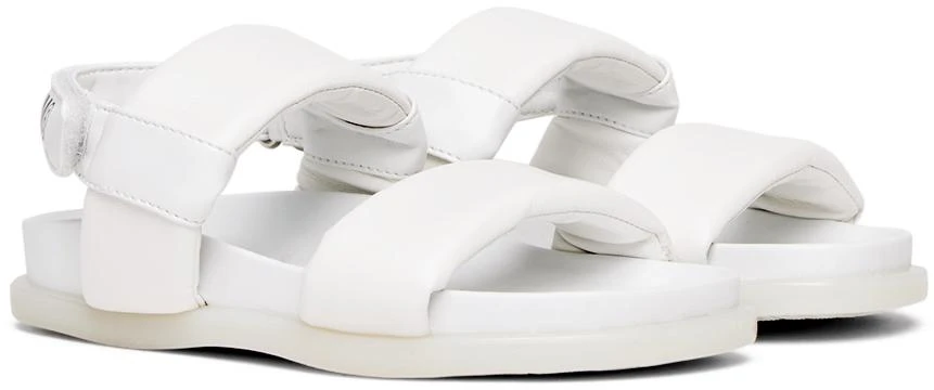 商品MAISON MARGIELA|Kids White Leather Sandals,价格¥694,第4张图片详细描述