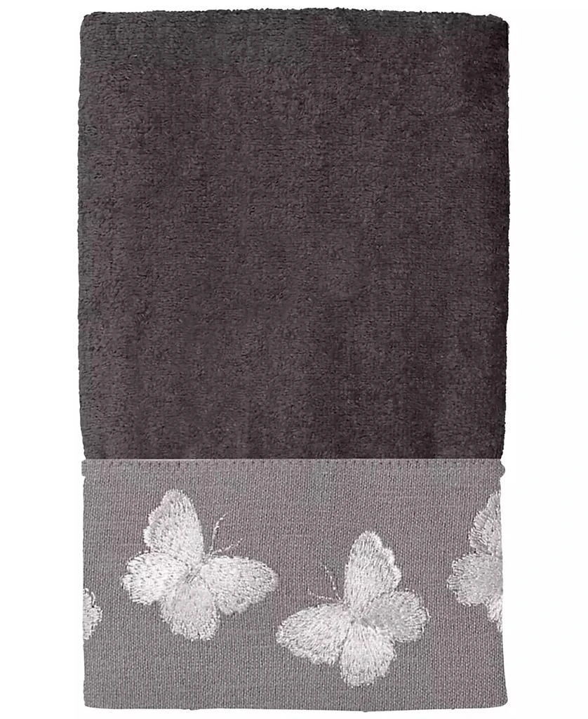 商品Avanti|Yara Butterfly Bordered Cotton Fingertip Towel, 11" x 18",价格¥65,第1张图片