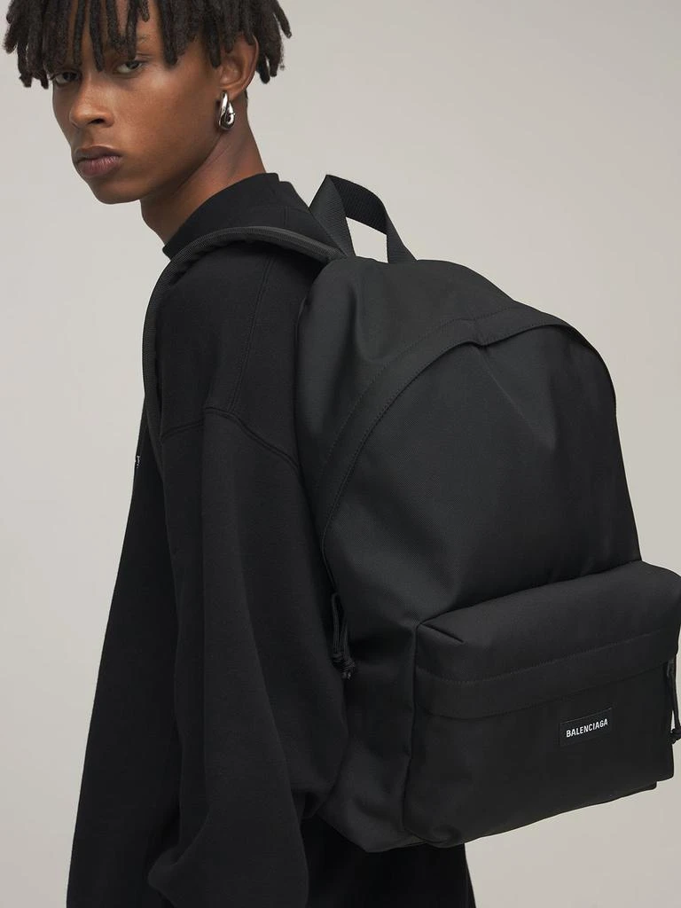 商品Balenciaga|Logo Detail Nylon Backpack,价格¥7253,第2张图片详细描述