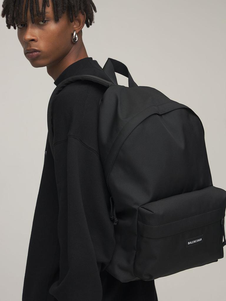 商品Balenciaga|Logo Detail Nylon Backpack,价格¥7005,第4张图片详细描述