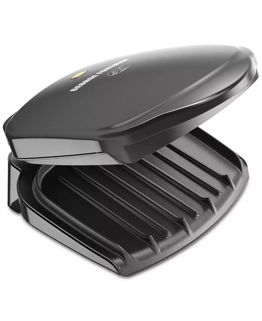 商品George Foreman|2-Serving Classic Plate Electric Indoor Grill & Panini Press,价格¥216,第4张图片详细描述