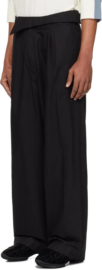 商品Kiko Kostadinov|Black Navin Wide Leg Trousers,价格¥4981,第4张图片详细描述
