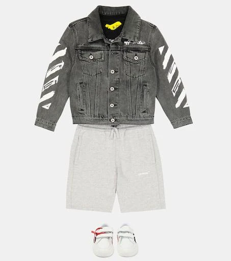 商品Off-White|Low Vulcanized皮革运动鞋,价格¥1614,第2张图片详细描述