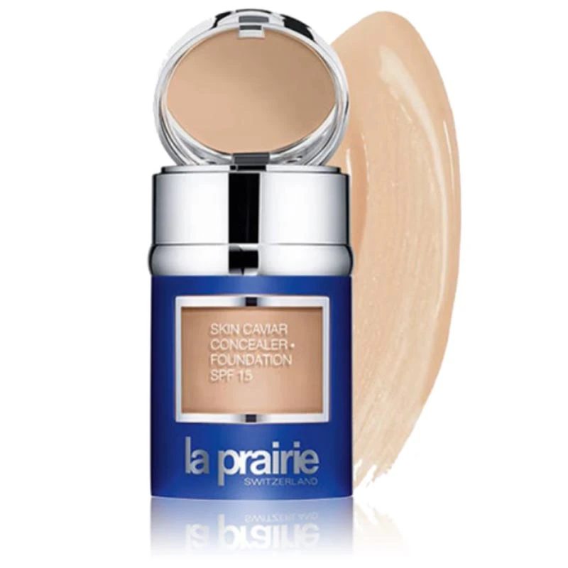 商品La Prairie|LA PRAIRIE/莱珀妮 鱼子精华遮瑕粉底液粉霜NC10#NC05# N10#  N05# 30ML,价格¥1376,第1张图片