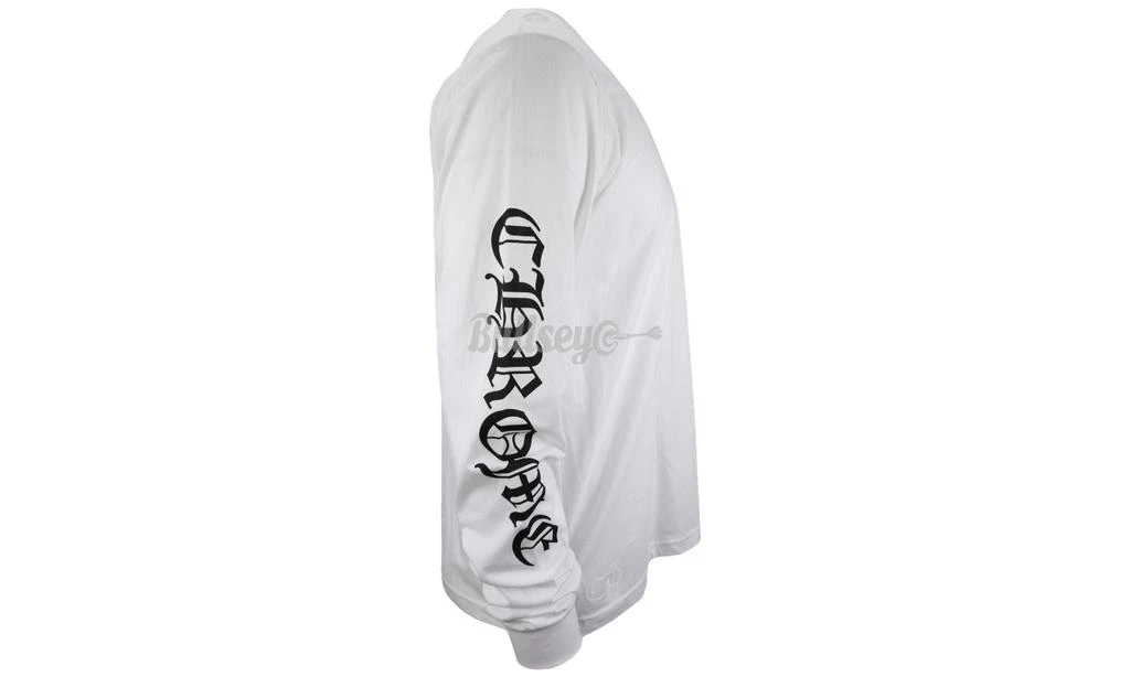 商品Chrome Hearts|Chrome Hearts Neck Logo Letters White/Black Longsleeve T-Shirt,价格¥2763,第2张图片详细描述