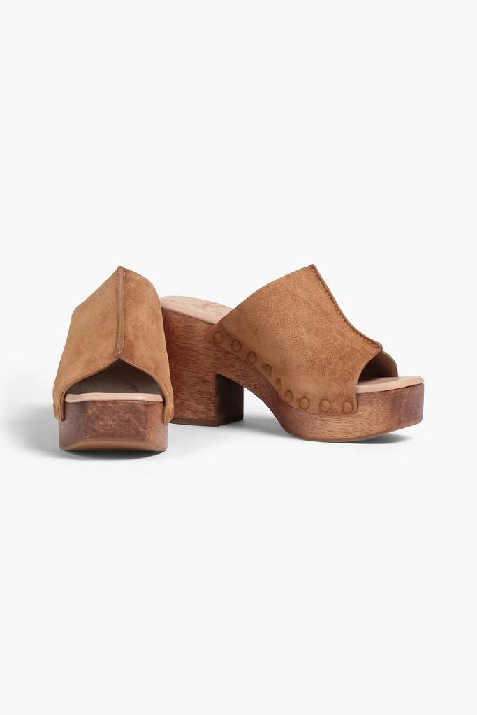 商品Sam Edelman|Josselyn suede platform mules,价格¥582,第2张图片详细描述
