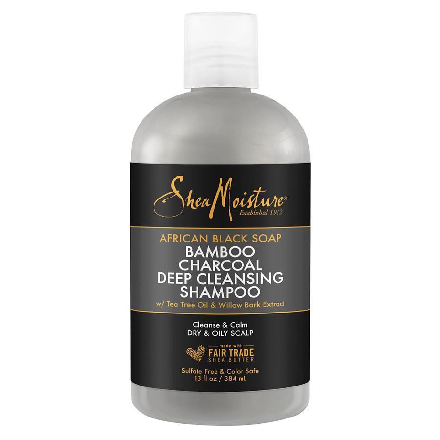 商品SheaMoisture|Cleansing Shampoo African Black Soap & Charcoal,价格¥65,第1张图片