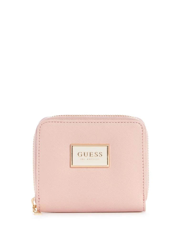 商品Guess Factory|Abree Small Zip-Around Wallet,价格¥184,第5张图片详细描述