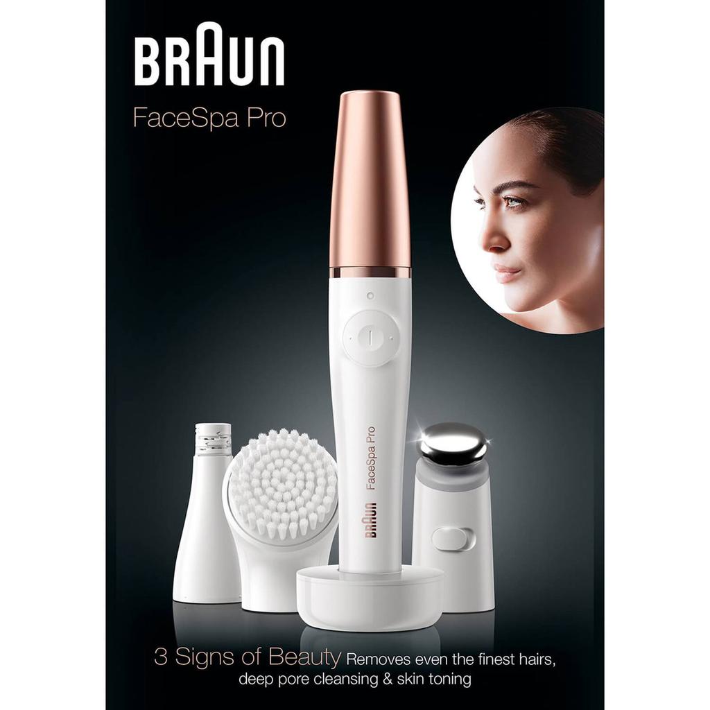 Braun Facespa Pro 911 Facial Epilator - White/Bronze商品第2张图片规格展示