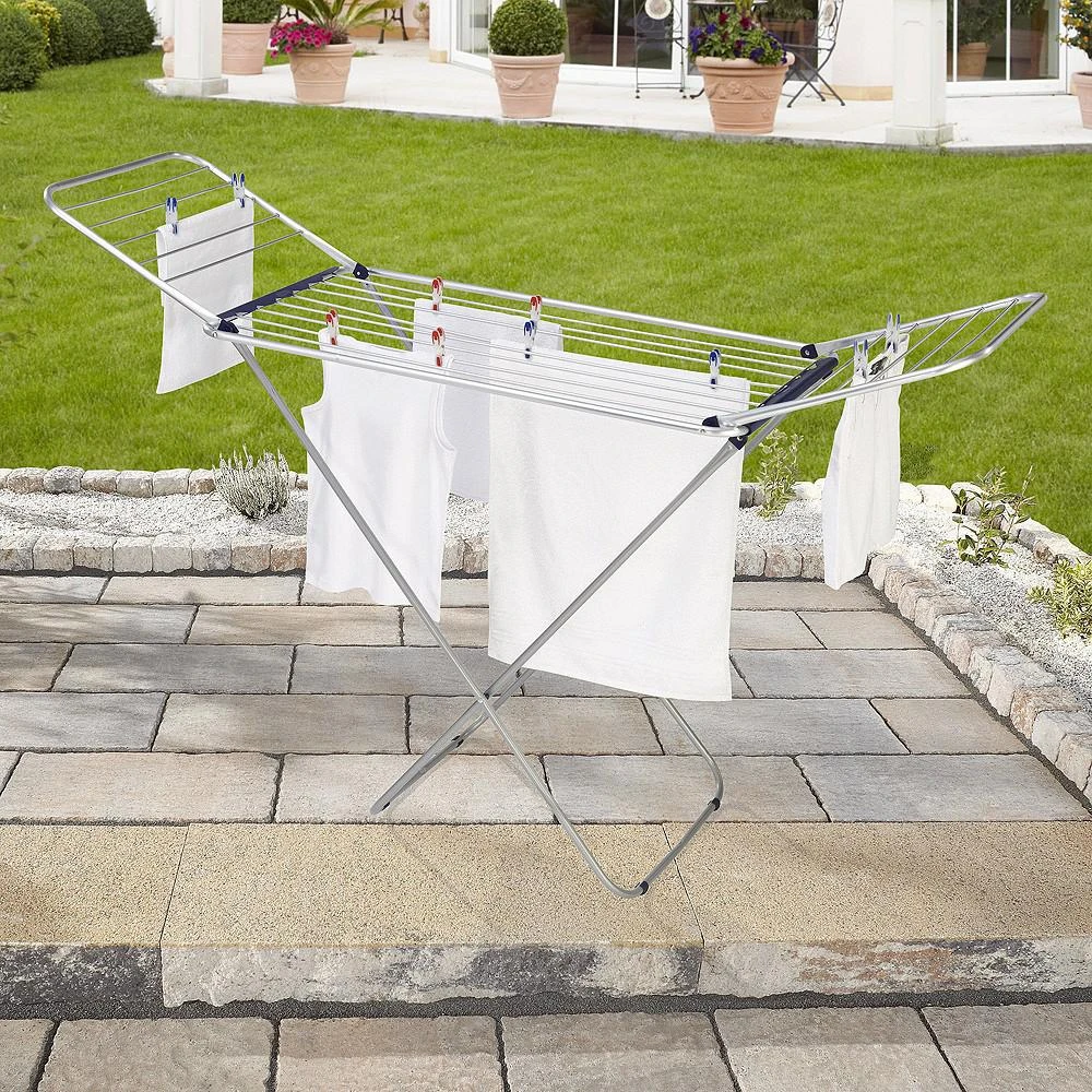 商品Household Essentials|Leifheit Siena 180 Aluminum Drying Rack,价格¥1309,第2张图片详细描述