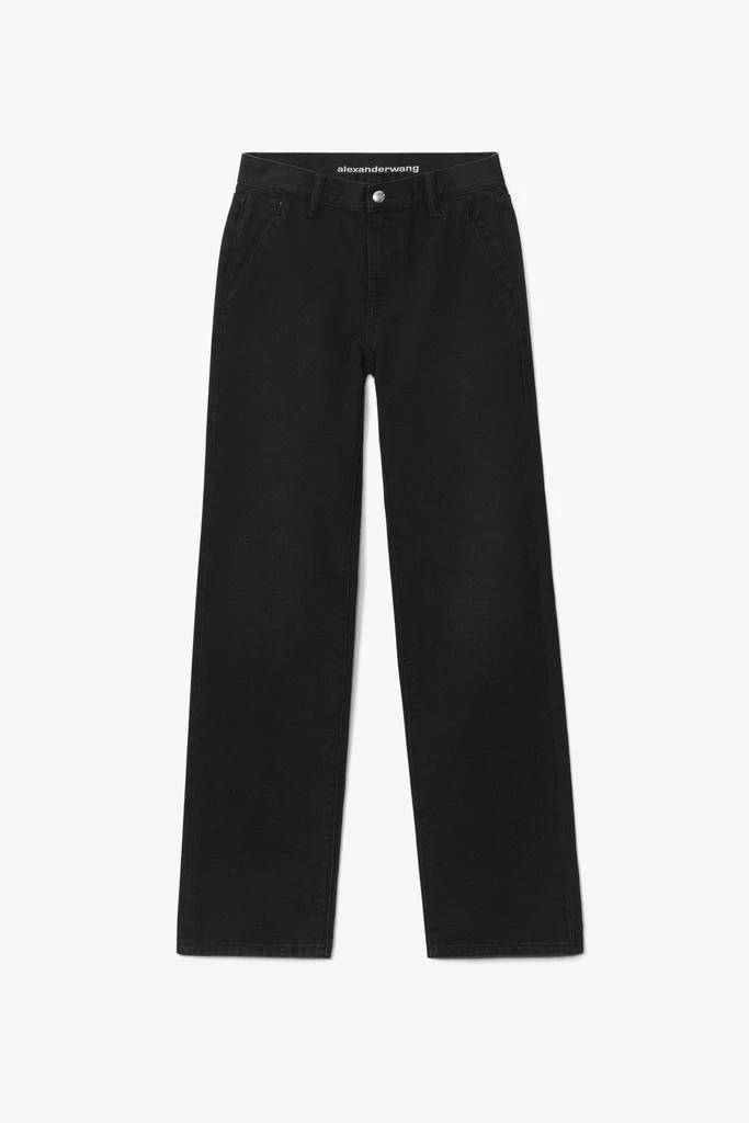 商品Alexander Wang|EZ MID-RISE STRAIGHT-LEG JEAN IN DENIM,价格¥1500,第3张图片详细描述