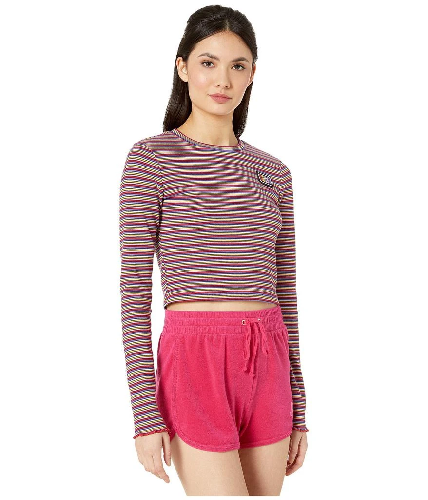 商品Juicy Couture|Striped Rib Knit Top,价格¥118,第4张图片详细描述