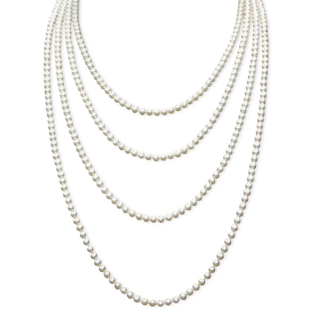 商品Macy's|100" Cultured Freshwater Pearl Endless Strand Necklace (7-8mm),价格¥3752,第3张图片详细描述