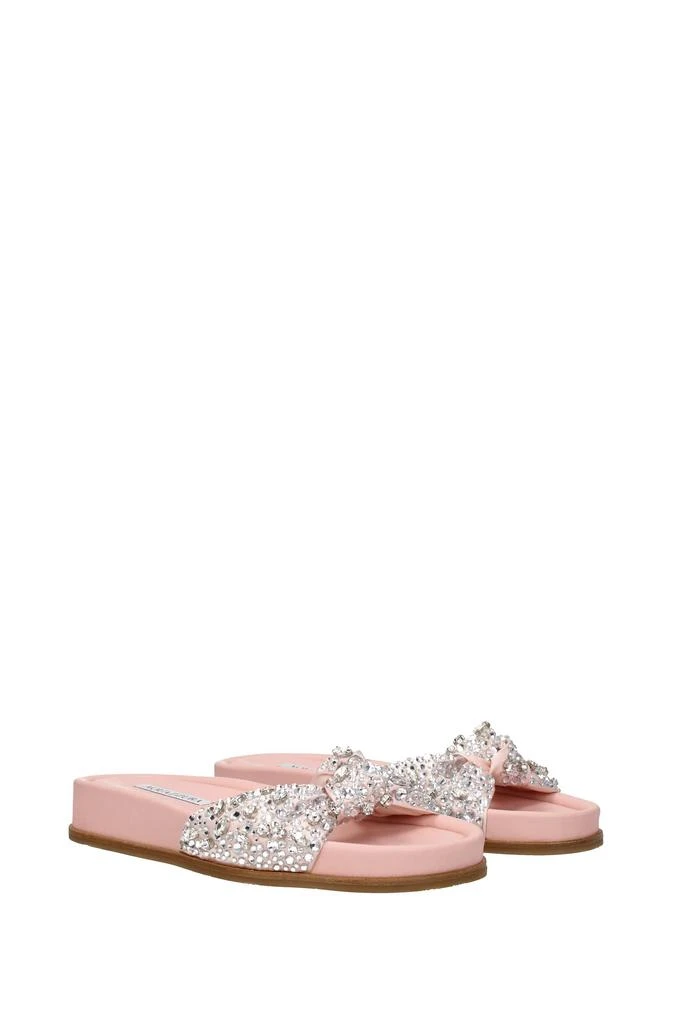 商品Aquazzura|Slippers and clogs Satin Pink Patchouli,价格¥2939,第2张图片详细描述