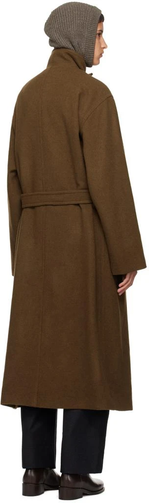 商品Lemaire|Brown Belted Coat,价格¥13580,第3张图片详细描述