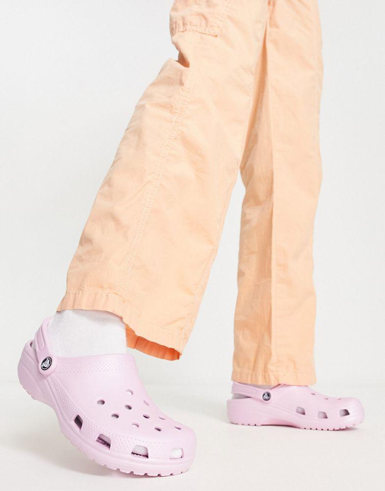 Crocs classic clogs in ballerina pink商品第4张图片规格展示