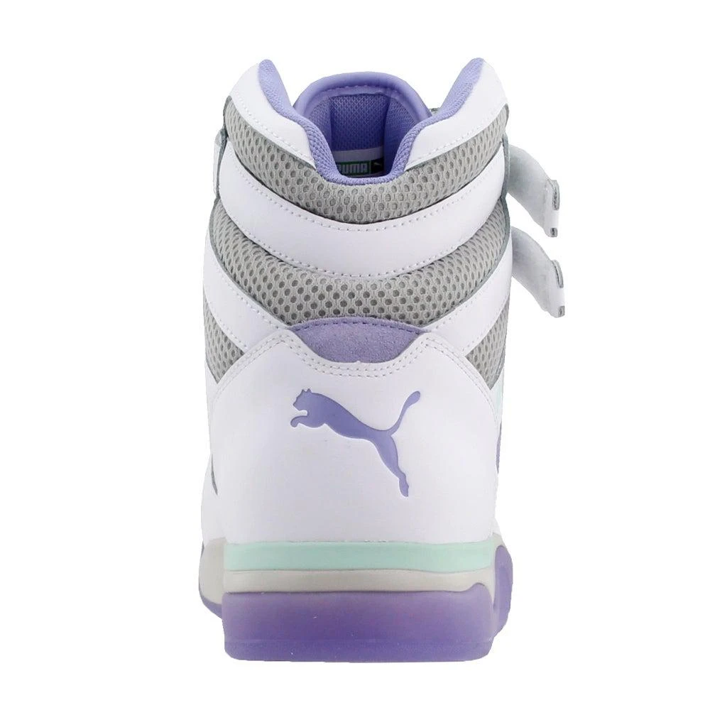 商品Puma|Palace Guard Mid Easter 耐磨防滑中帮篮球鞋 白紫 370595-01,价格¥301,第3张图片详细描述