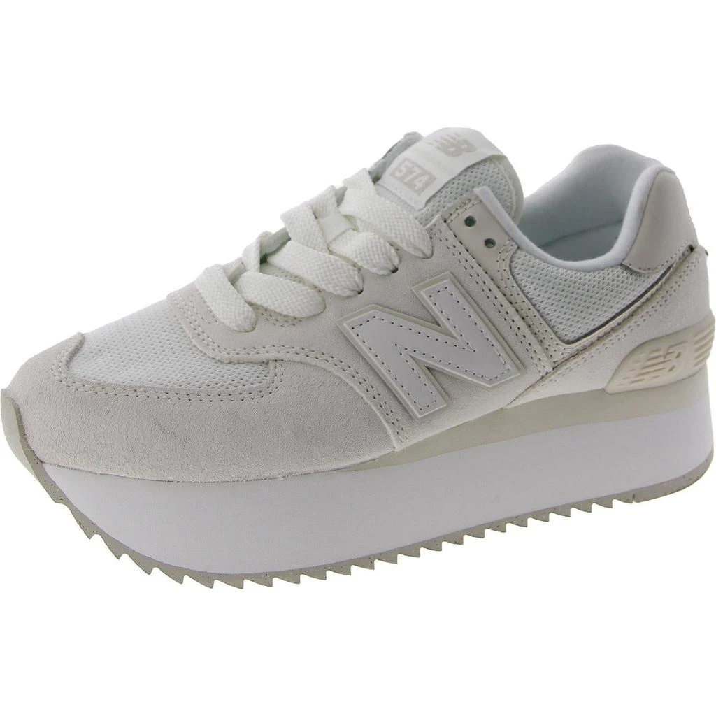 商品New Balance|574+ Womens Lace Up Flat Running & Training Shoes,价格¥842,第1张图片
