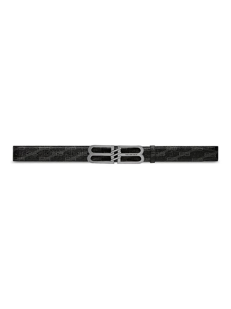 商品Balenciaga|Bb Signature Belt 40mm Bb Monogram Coated Canvas,价格¥3697,第2张图片详细描述